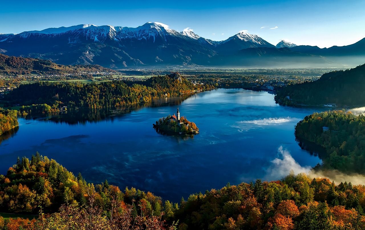 Lake Bled, Assumption of Mary Pilgrimage Church, Slovenia