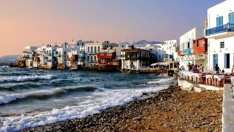 Visit the Cycladic island of Mykonos in Greece