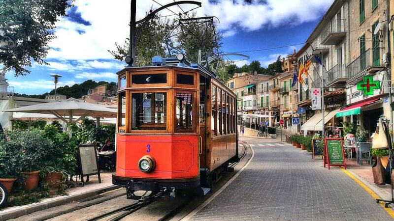 Take the kids on the tram in Pollensa