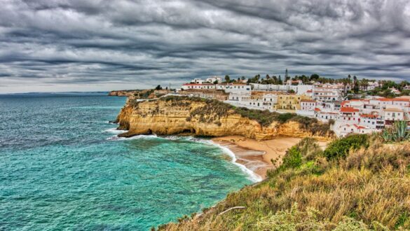 Carvoeiro town and beach