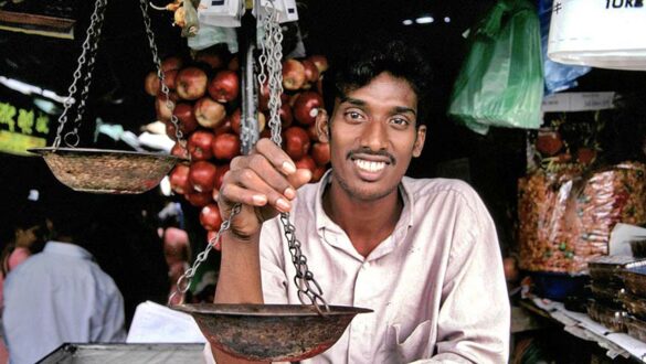 Friendly shopkeeper in Colombo, Sri Lanka, South Asia