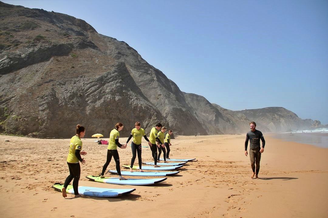 Surfing lessons in the Algarve, Portugal