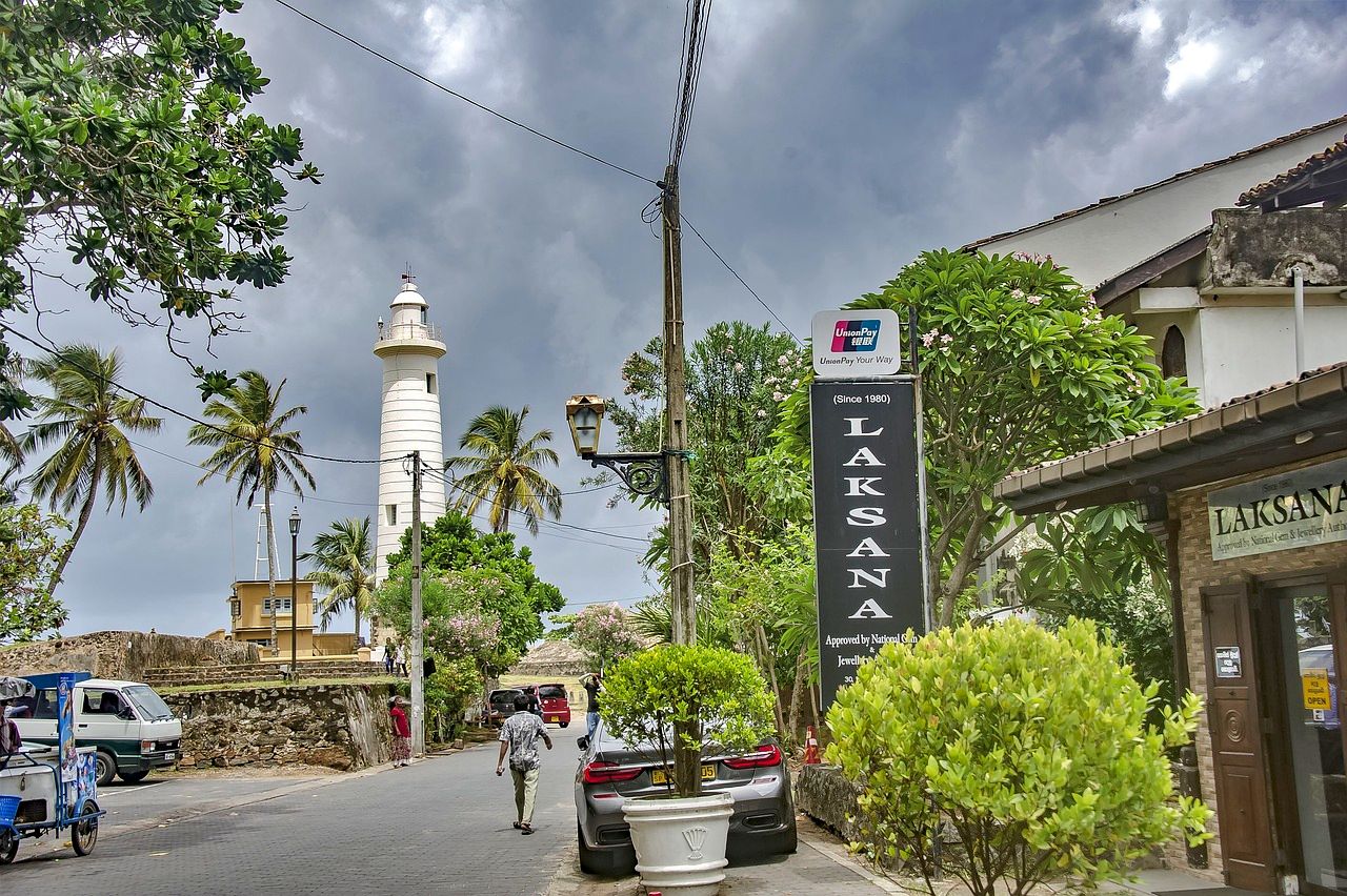 Fort district in Galle, Sri Lanka