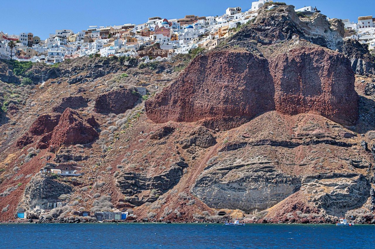 Hike the caldera of Santorini