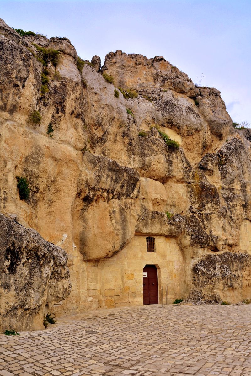 Sassi, former troglodyte caves in Matera, Italy