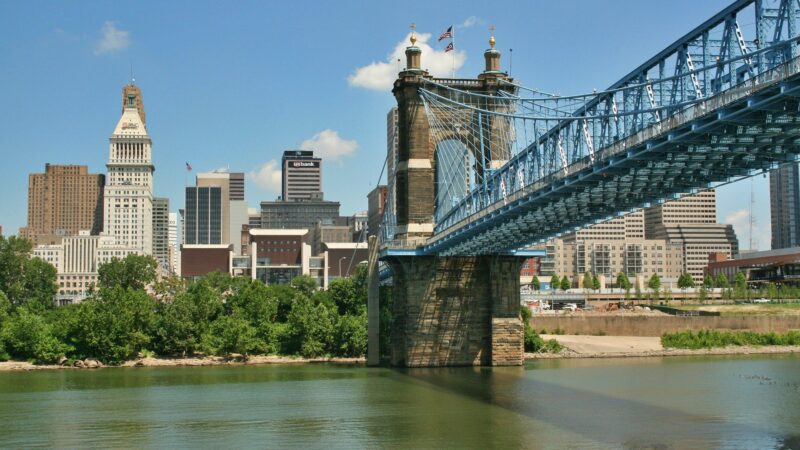 Cincinnati cityscape, Ohio, USA