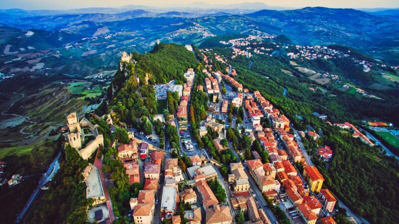 San Marino city center