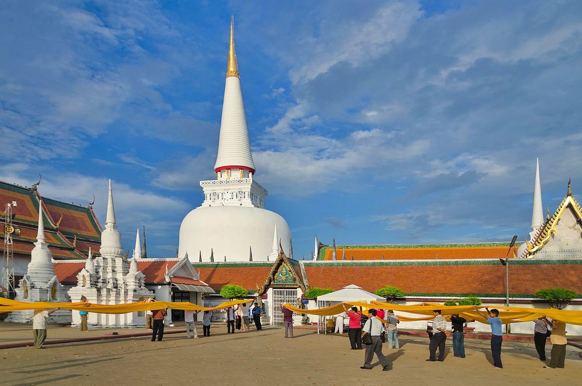 Wat Phra Mahathat in Nakhon Si Thammarat. Thailand