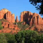 Red-rock buttes in Sedona, Arizona on a family vacation