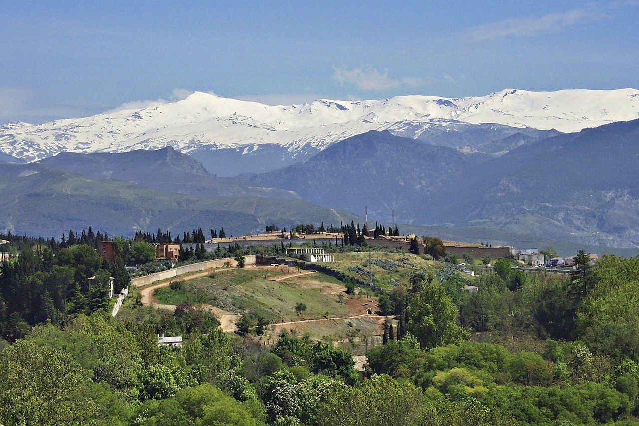 Skiing the Sierra Nevada in Granada, Spain