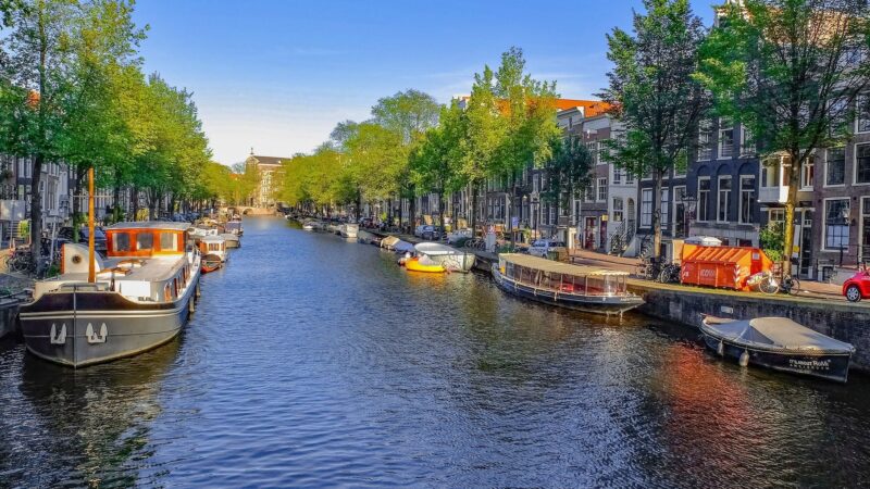 Canal boat vacation in Europe