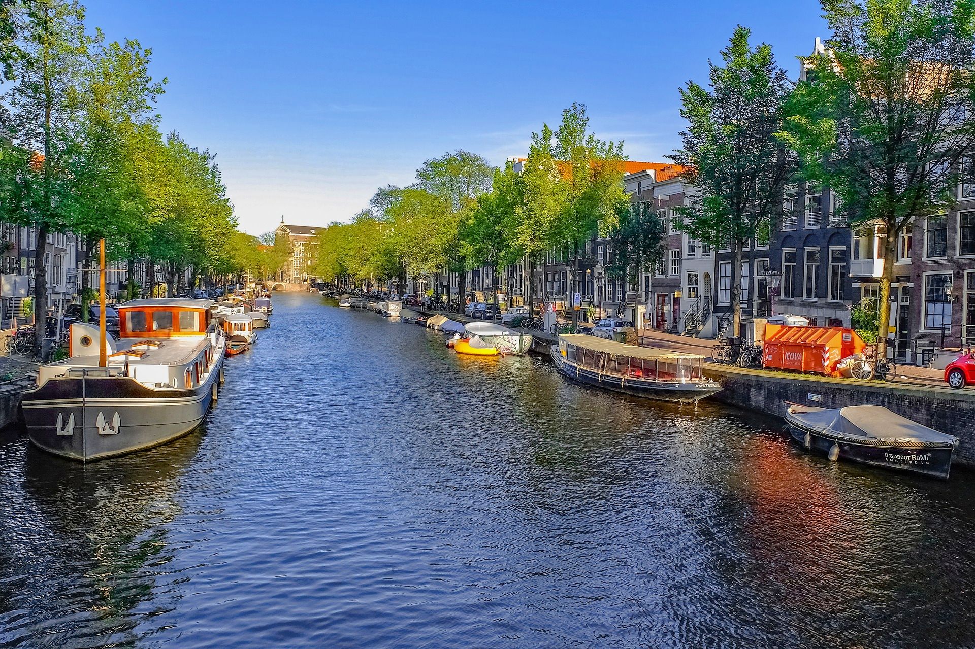 Canal boat vacation in Europe