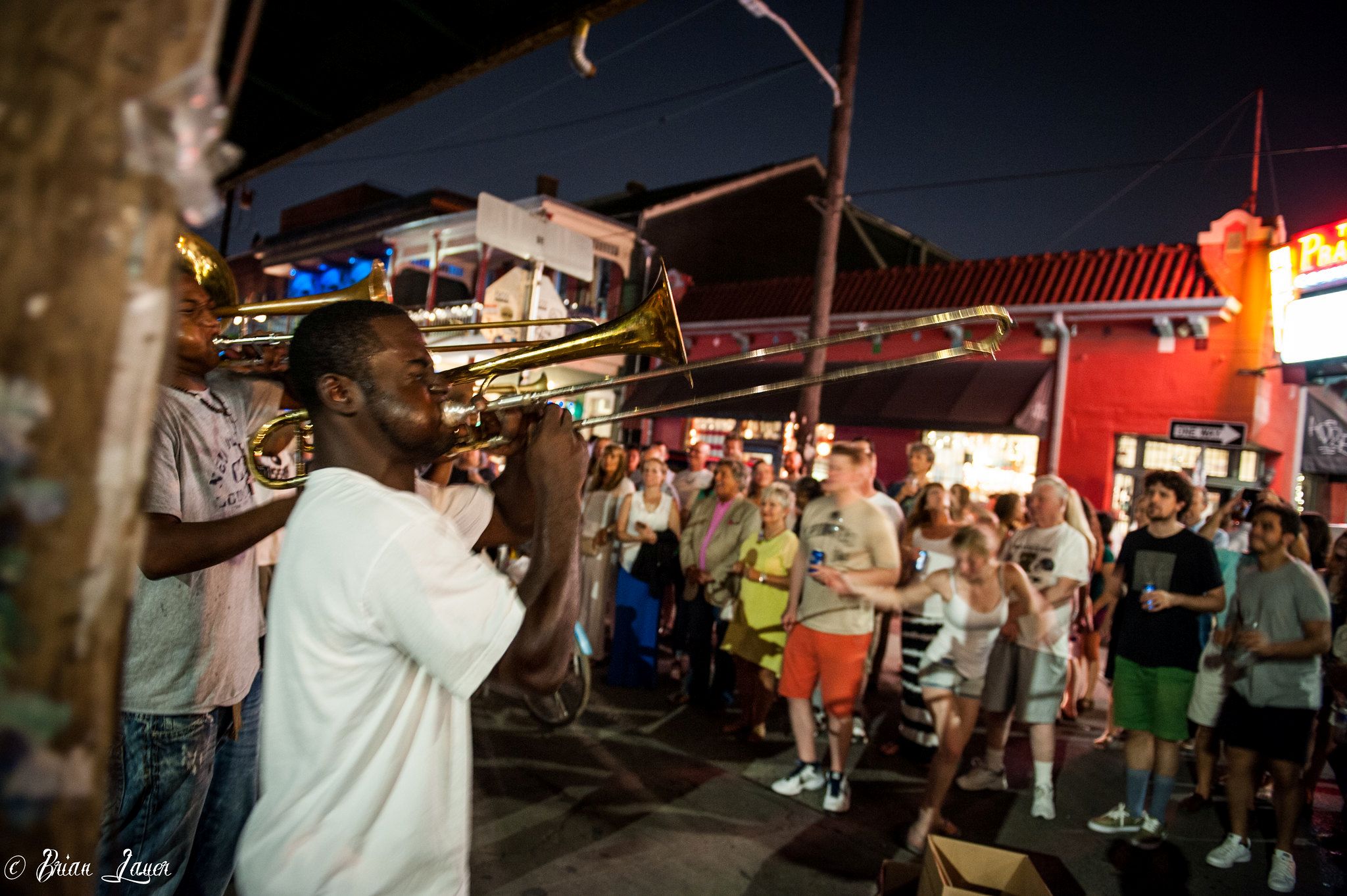 Music in Frenchmen Street. New Orleans