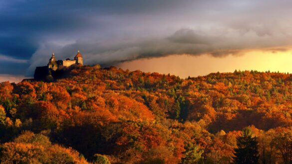 Fall colors in the Loire Valley, France