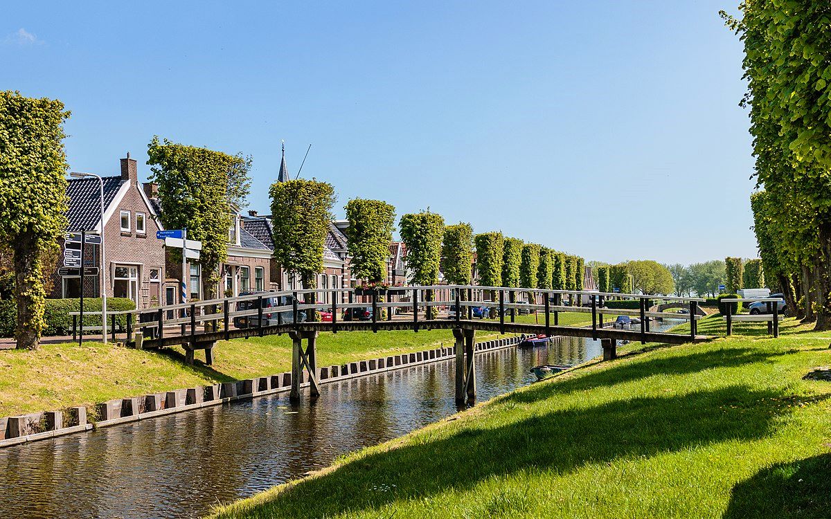 Canal in Stavoren, The Netherlands