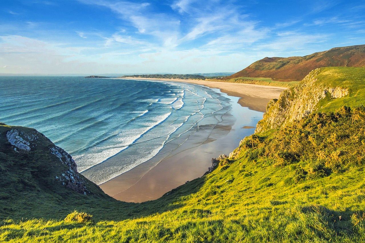 Welsh beach