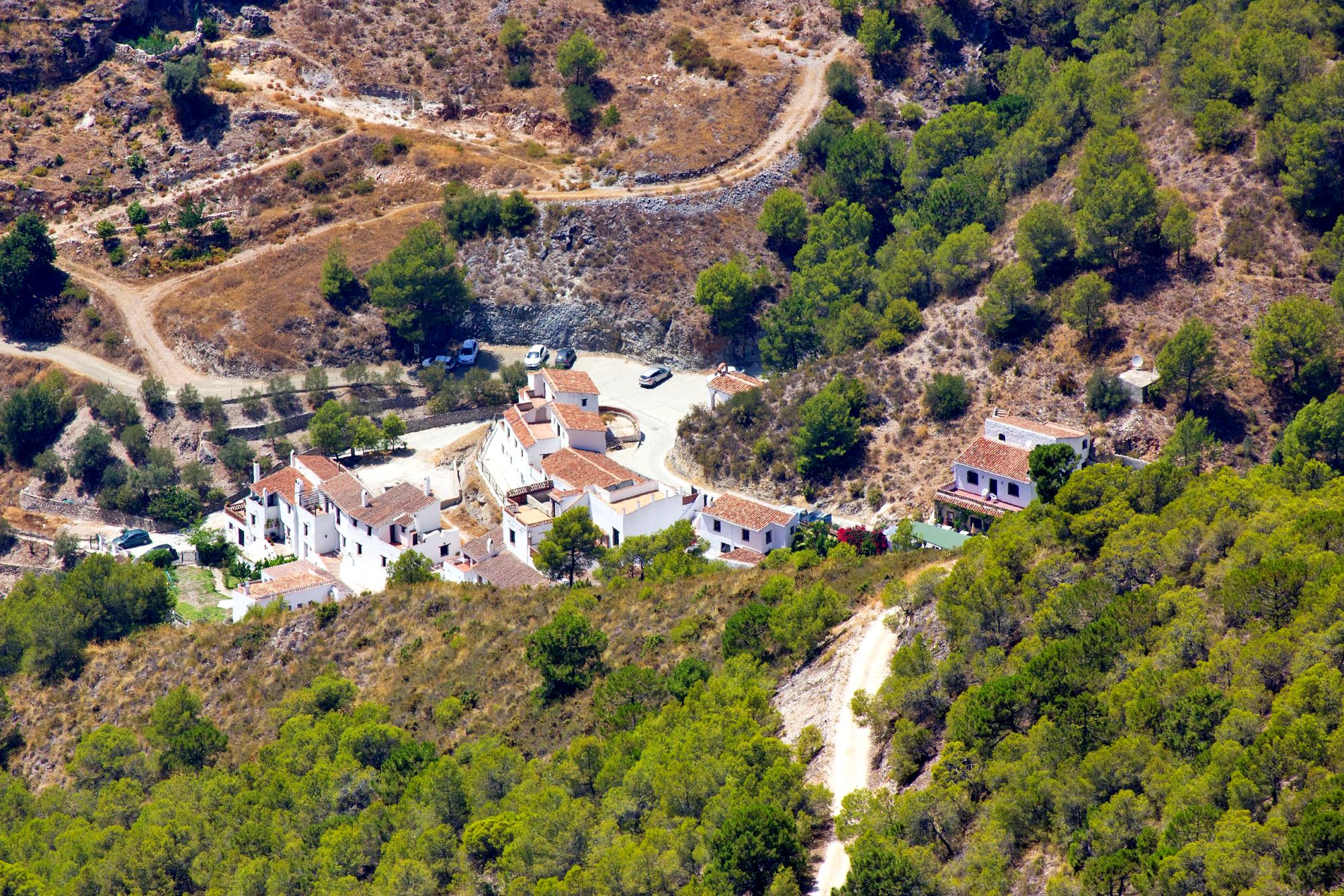 Aerial view of El Acebuchal, Spain