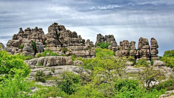 El Torcal de Antequera, Malaga Province, Andalucia, Spain