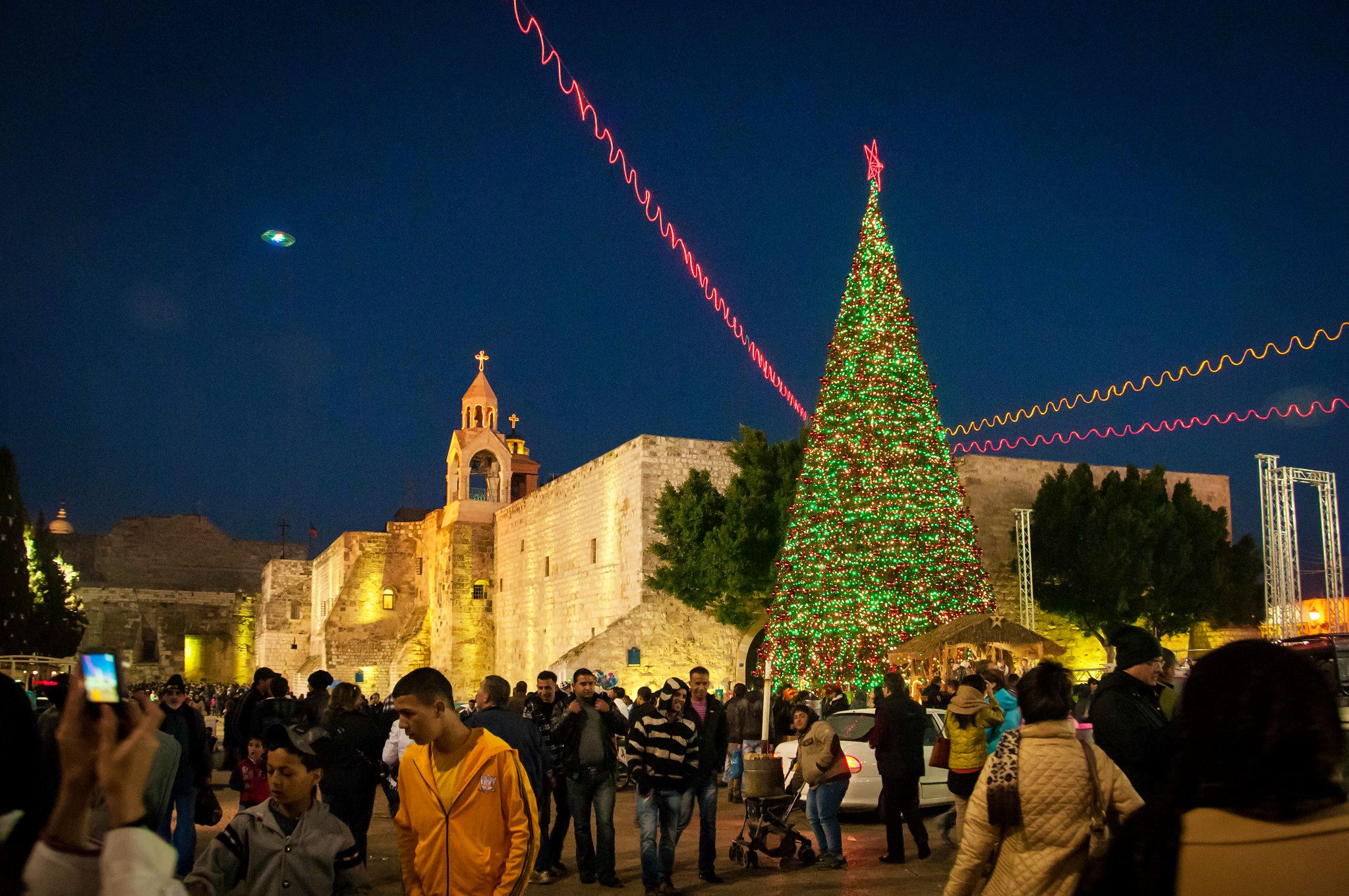 Bethlehem, Palestine for the true Christmas story