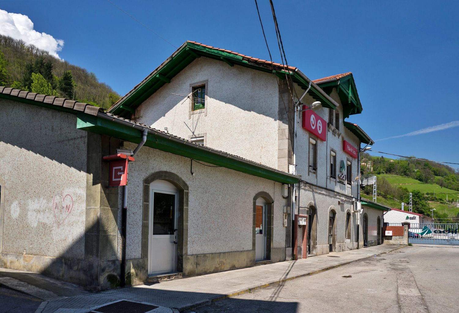 Pola de Lena Station in Asturias, Spain