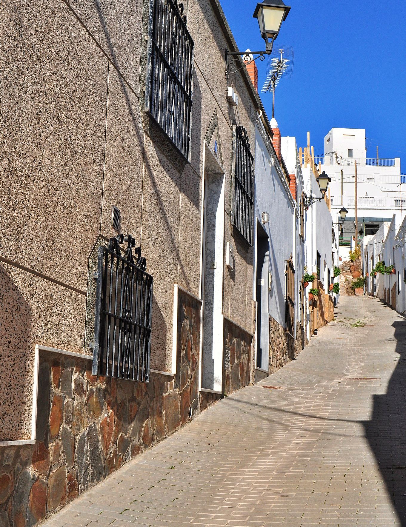 Narrow street in Enix, Almeria