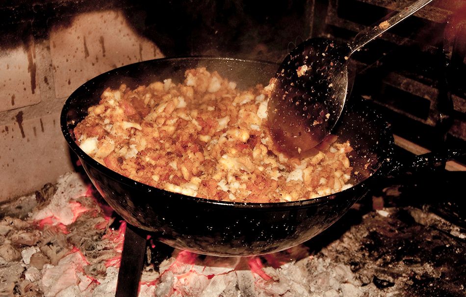 Migas - a traditional Spanish dish