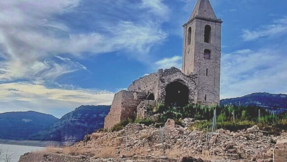 11th century church in Sant Roma de Sau, Catalunya, Spain