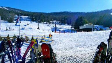 Windham Mountain Club ski resort in USA