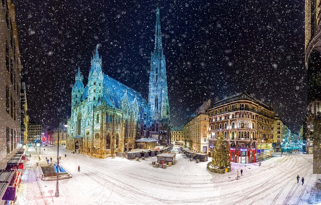 Vienna, Austria in winter