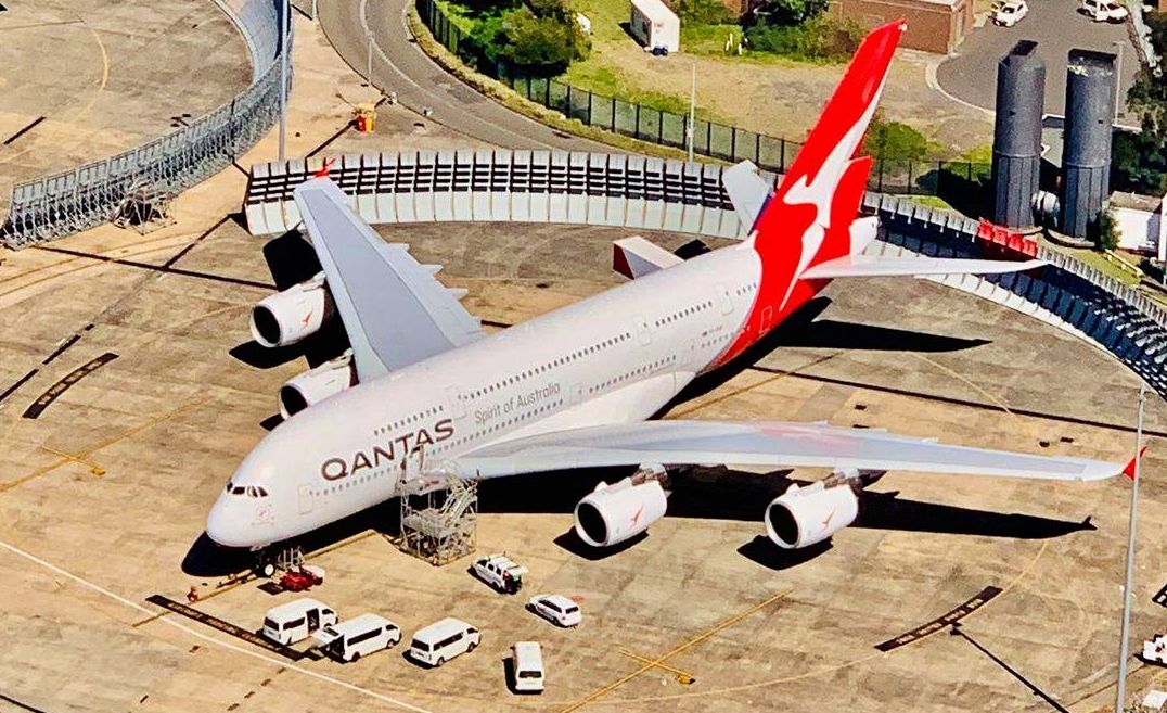 Airbus A380 at Sydney Airport