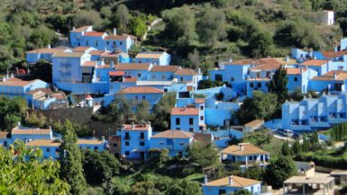 Júzcar, the Smurf Village in Andalucia, Spain