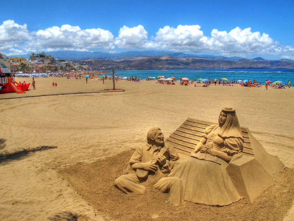 Playa de las Canteras, Gran Canaria, Spain