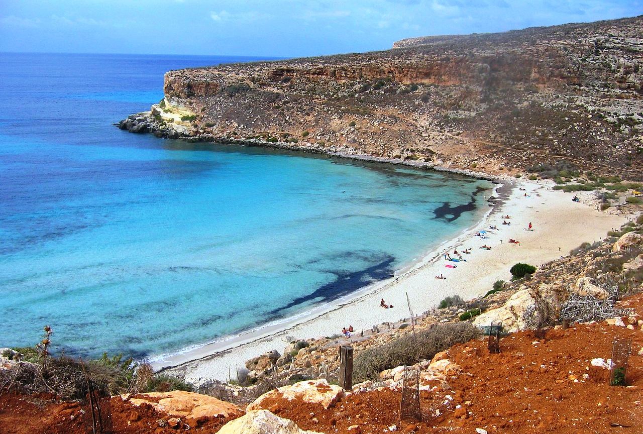 Spiaggia dei Conigli, Lampedusa, Italy 