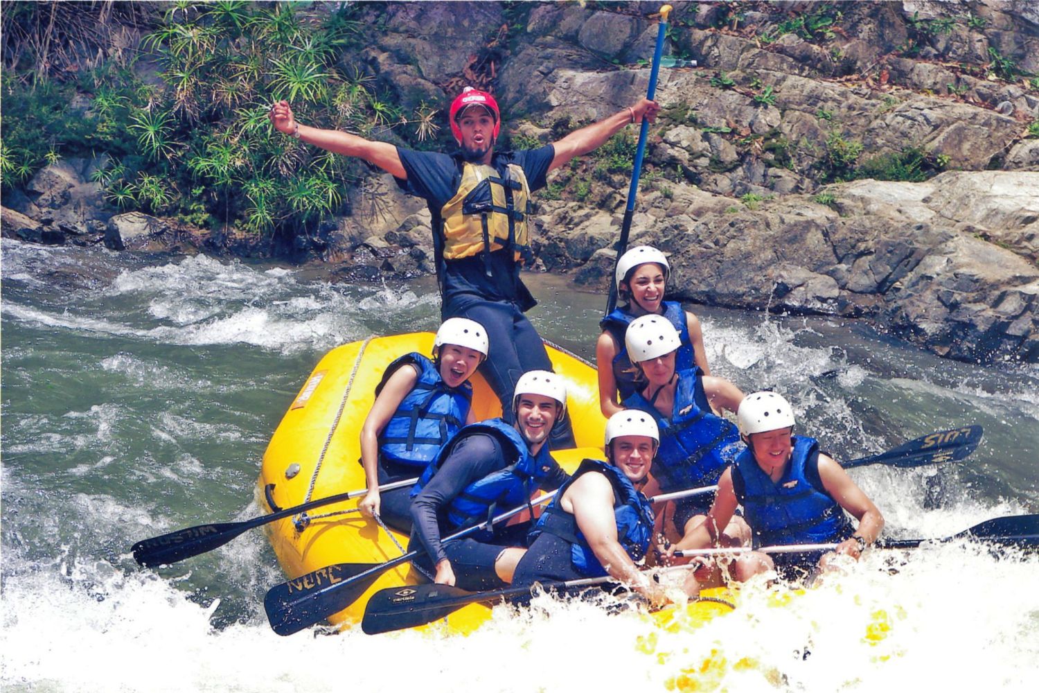 Whitewater rafting in the Dominican Republic