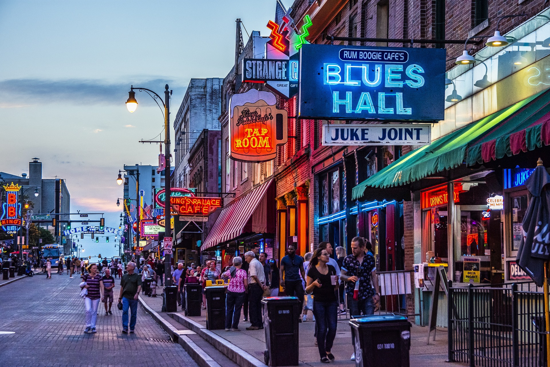 Beale Street - one of the best neighborhoods for live music