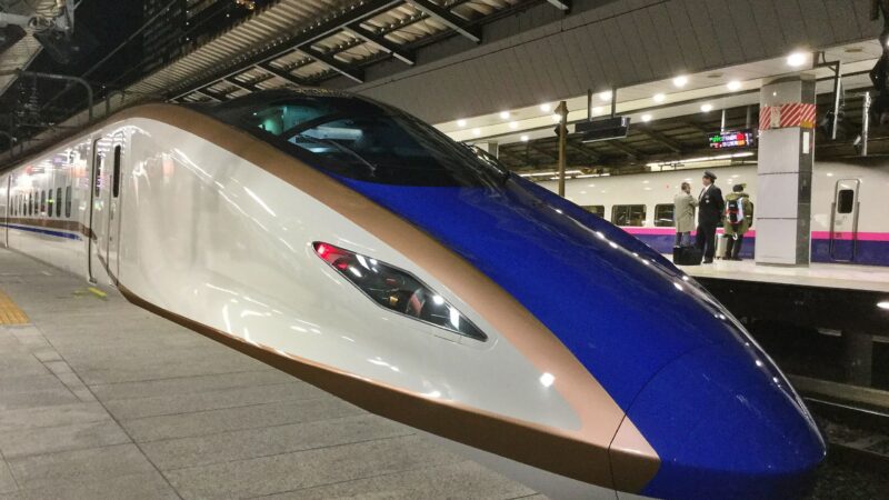 Hokuriku Shinkansen bullet train, Japan