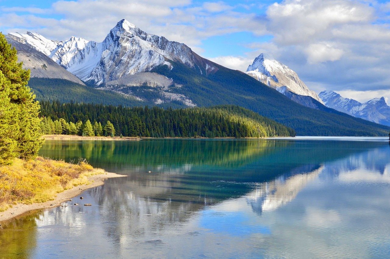 Scenic views in Jasper, Canada