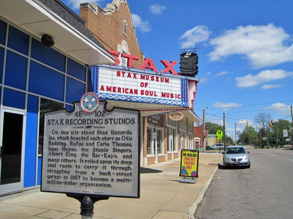 Stax Museum of American Soul Music on McLemore Avenue in Memphis, Tennessee.