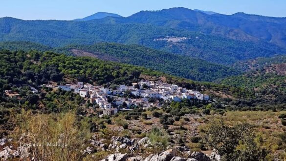 Parauta, a white village in the Serrania of Ronda in Andalucia, Spain