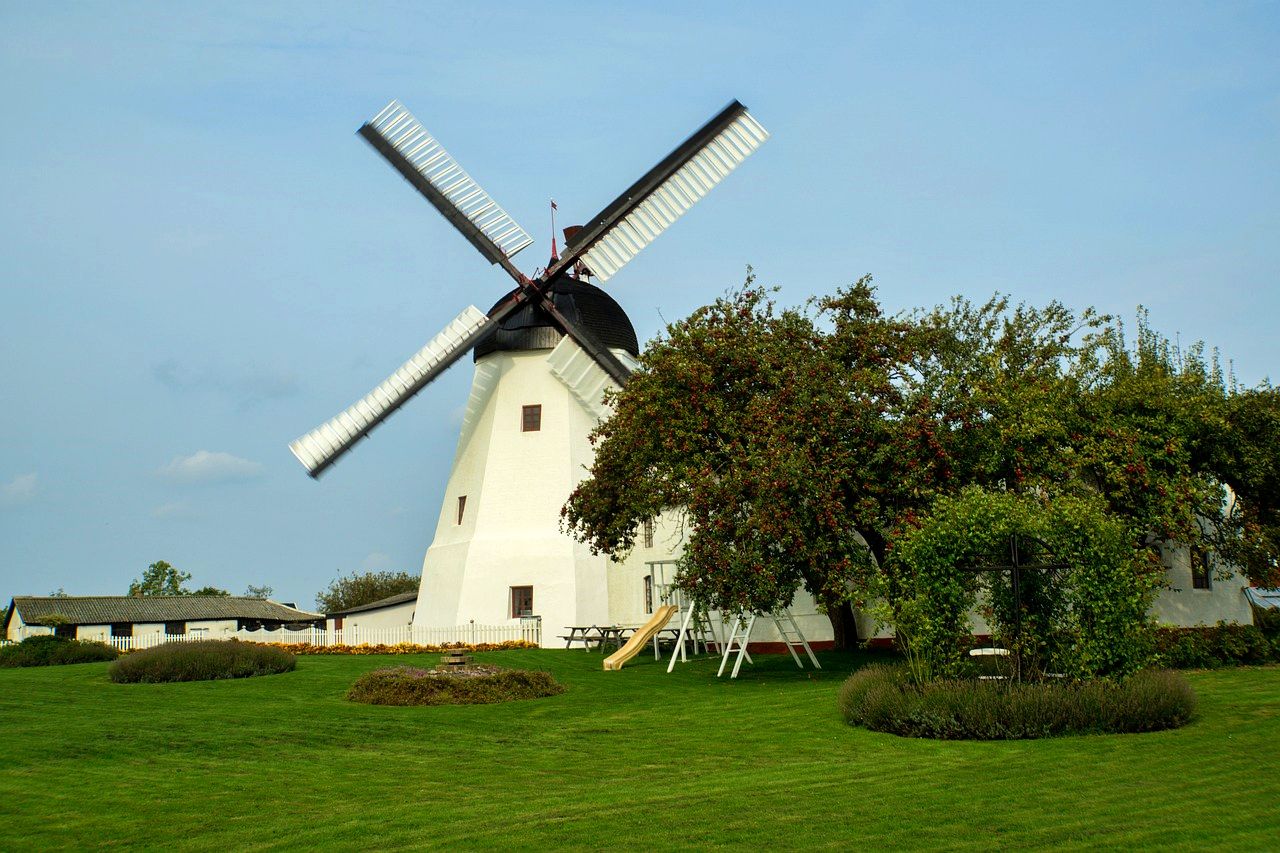 Windmill in Bornholm, Denmark