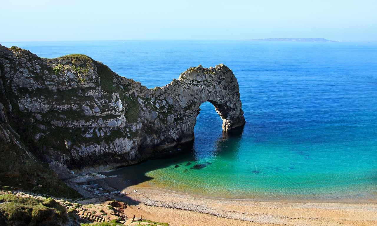 Beach in Dorset, UK
