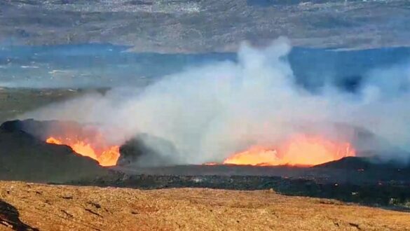 Mt. Hagafell-Mt. Stóra Skógfell area eruption, Iceland March 22, 2024