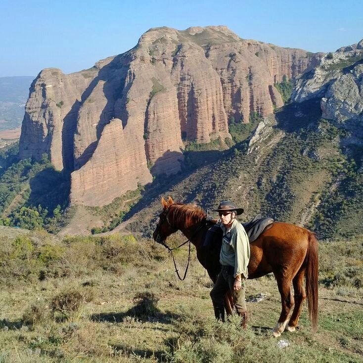 Horseback riding in Spain