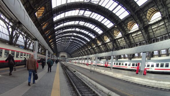 Night trains from Milan Central Station, Italy