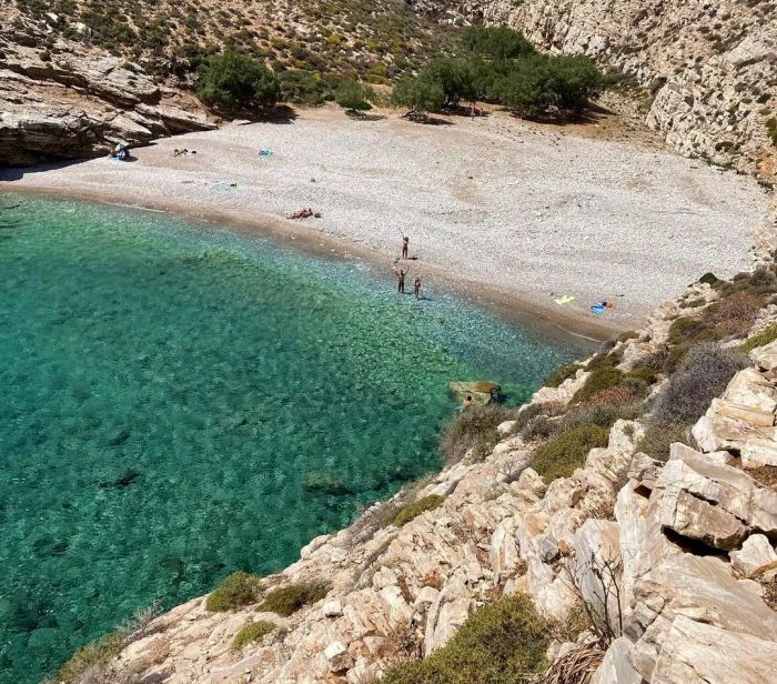 Livadaki Beach on Folegandros