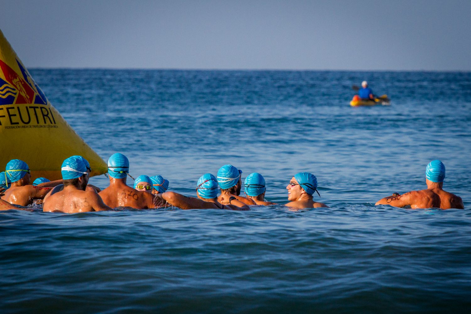 Triathlon swim Las Catalinas