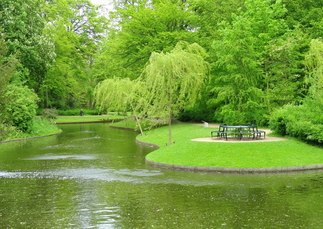 Park in Copenhagen, Denmark