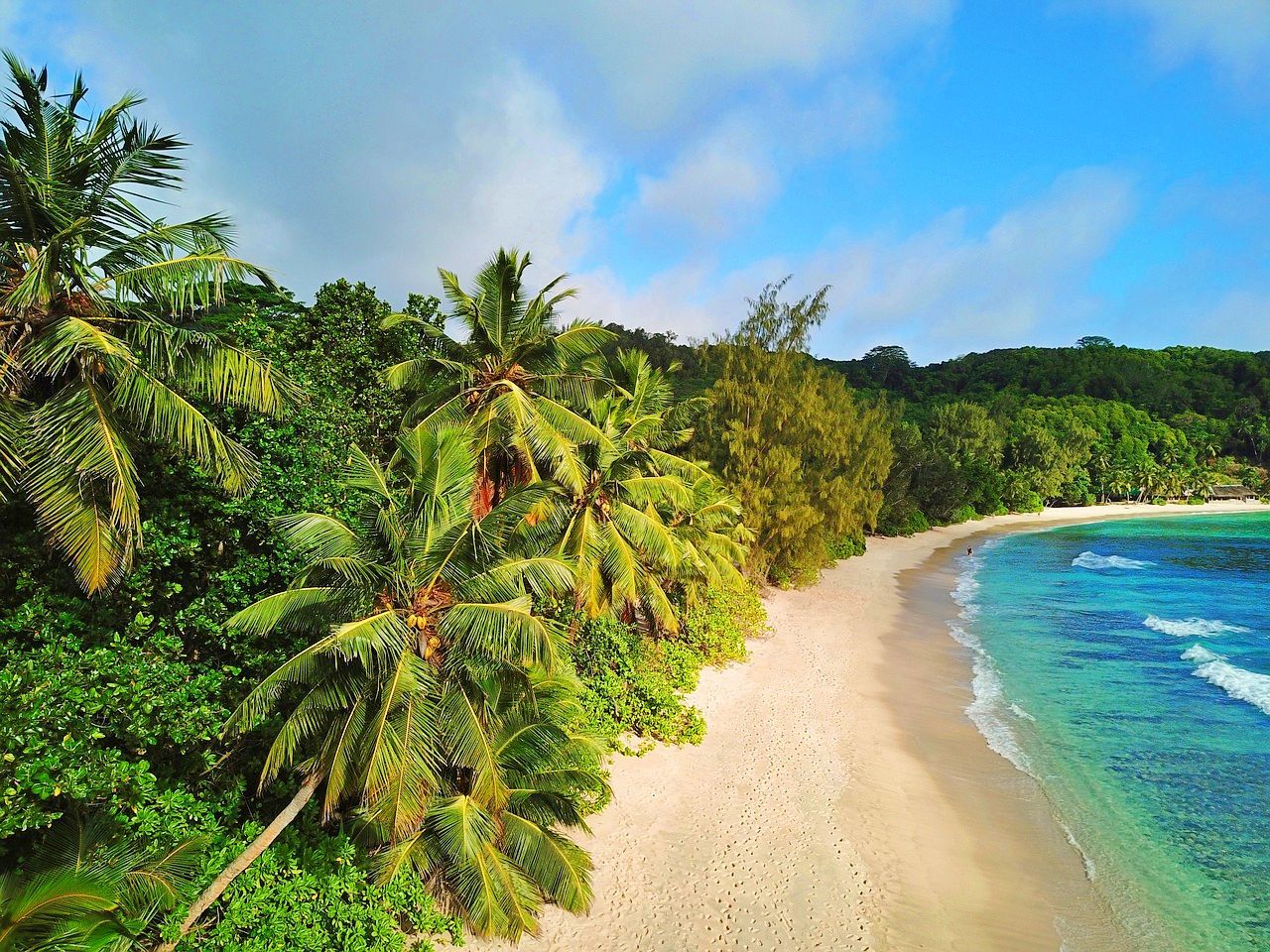 Pristine beaches