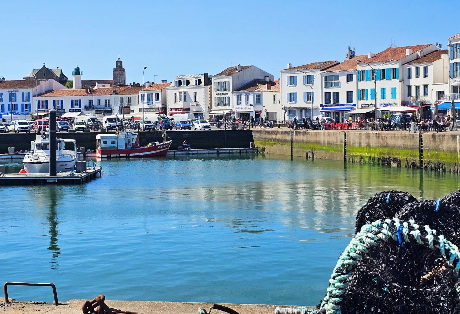 Harbor setting on Ile d’Yeu