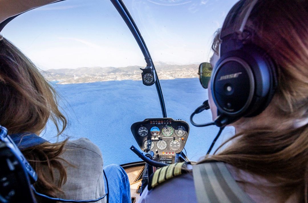 Helicopter airline takes travelers island-hopping in Greece